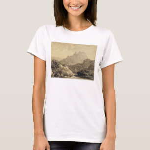 Mountainous Landscape, c.1780 (grey and brown wash T-Shirt