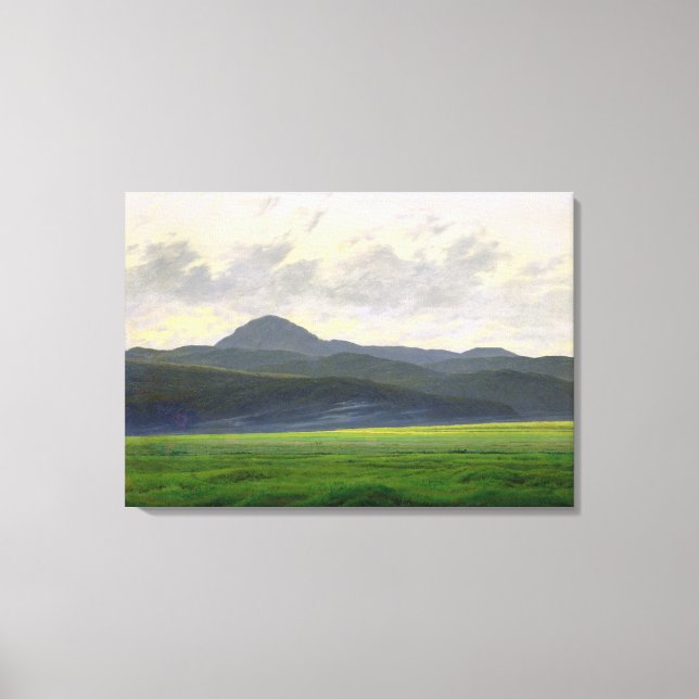 Mountainous landscape canvas print (Front)