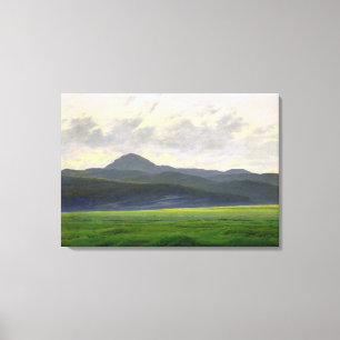 Mountainous landscape canvas print