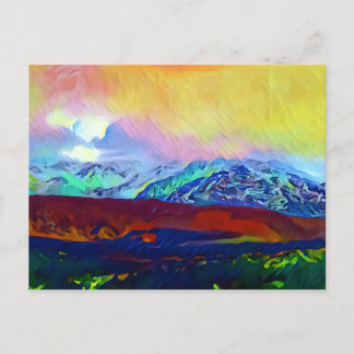 Mountainous massif of Spain  Postcard