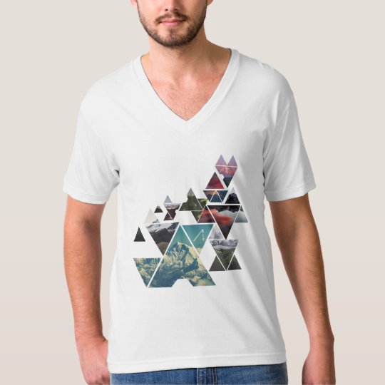 mountainous white shirt