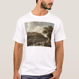 Mountainous Wooded Landscape with a Torrent T-Shirt