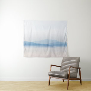 Mountains above clouds tapestry