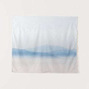 Mountains above clouds tapestry