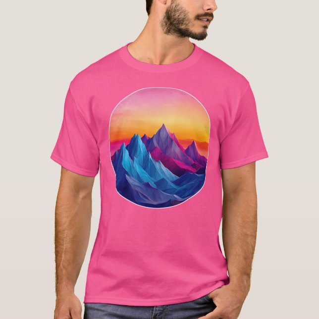 Mountains Active T-Shirt (Front)