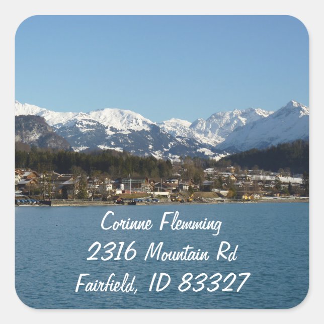 mountains address labels (Front)