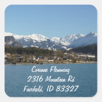 mountains address labels