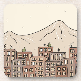 Mountains and city coaster