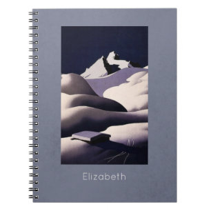 Mountains And Hills of Snow in Winter Notebook