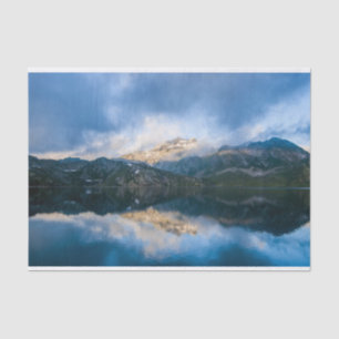 Mountains and Lake Scenic Nature Photo Tissue Paper