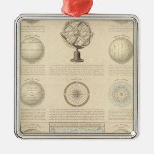 Mountains and River of the World Metal Tree Decoration