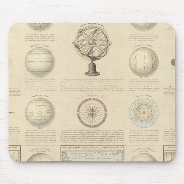 Mountains and River of the World Mouse Mat (Front)