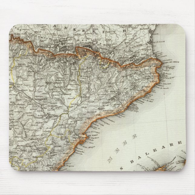 Mountains and Rivers of Canary Islands Mouse Mat (Front)