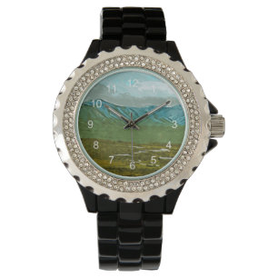 Mountains and Rivers of Denali Abstract Watch