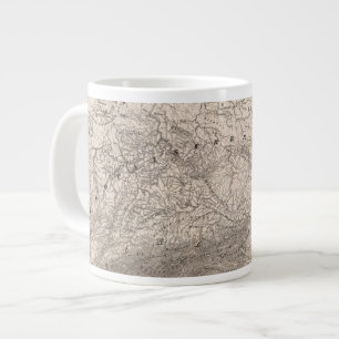 Mountains and Rivers of Europe Large Coffee Mug