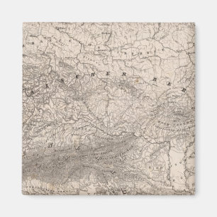 Mountains and Rivers of Europe Magnet