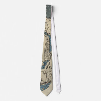 Mountains and rivers on the Kiso Road Tie