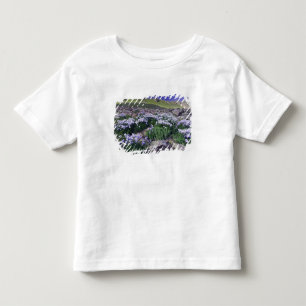 Mountains and wildflowers in alpine meadow, toddler T-Shirt