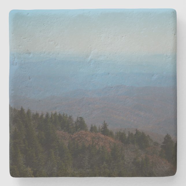 Mountains Are Calling Blue Ridge Mountains Nature Stone Coaster (Front)