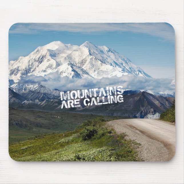mountains are calling by storeman mouse mat (Front)