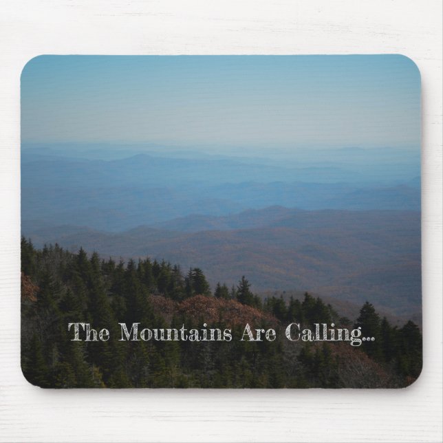 Mountains Are Calling Photographic Image Mouse Mat (Front)