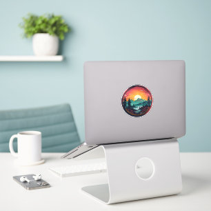 Mountains Are Calling Quote Vinyl Sticker