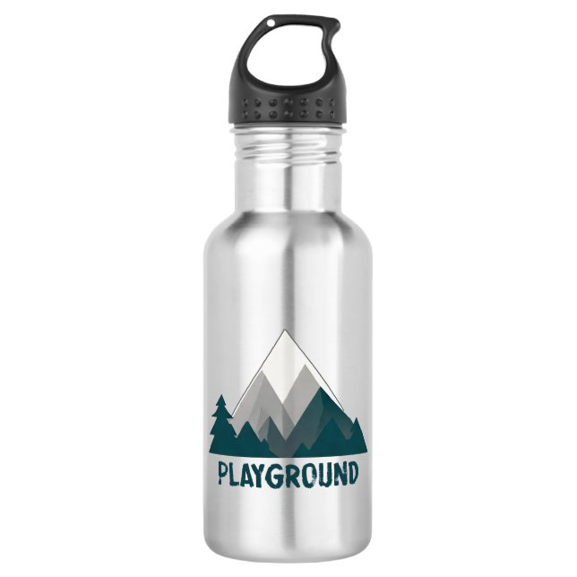 Mountains Are My Playground 532 Ml Water Bottle (Front)