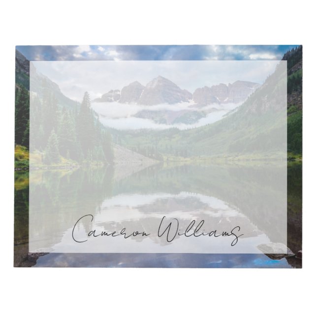 Mountains | Aspen Colorado Notepad (Front)