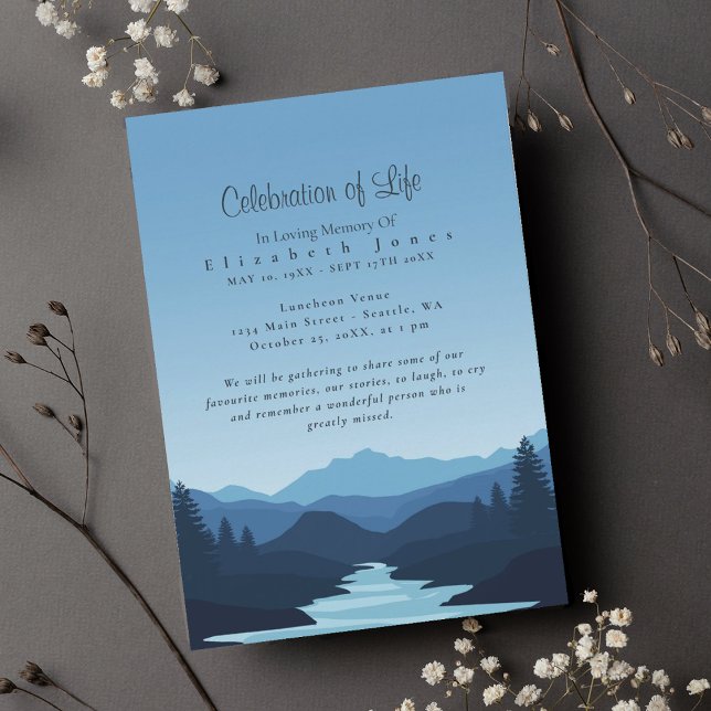 Mountains at Dusk Celebration of Life Funeral (Creator Uploaded)