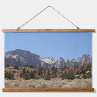 Mountains at Zion National Park Hanging Tapestry