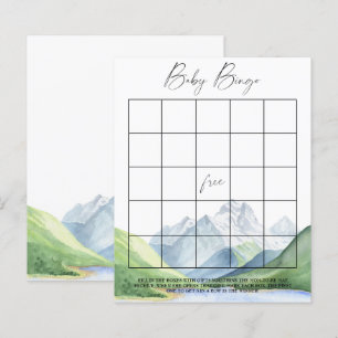Mountains - baby bingo game