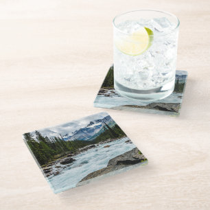 Mountains Banff National Park Alberta, Canada Glass Coaster
