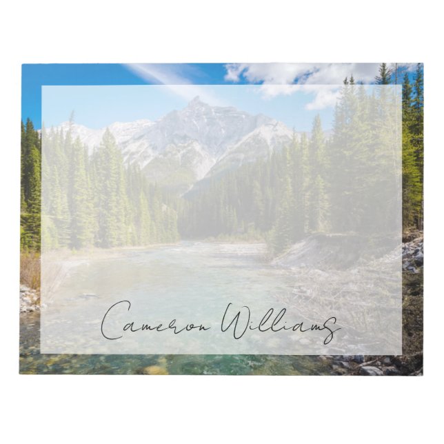 Mountains | Banff National Park, Canadian Rockies Notepad (Front)