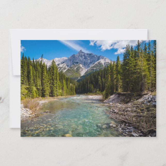Mountains | Banff National Park, Canadian Rockies Thank You Card (Front)