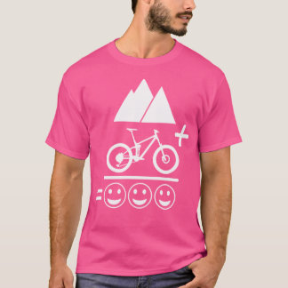Mountains Biking Lover Mountains Bike Happiness T-Shirt