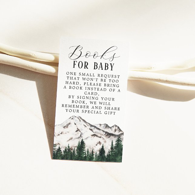 Mountains Books For Baby Enclosure Card (Creator Uploaded)