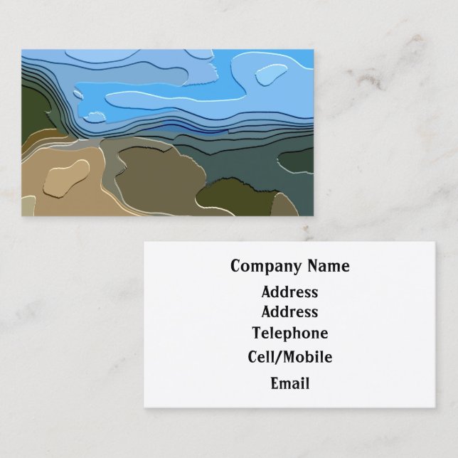 MOUNTAINS BUSINESS CARD (Front/Back)