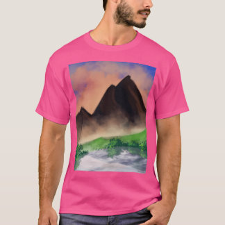 Mountains By Riverside Active T-Shirt
