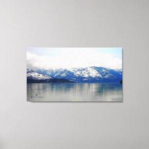 Mountains By The Sea Canvas Print