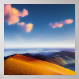 Mountains by the Sea Poster
