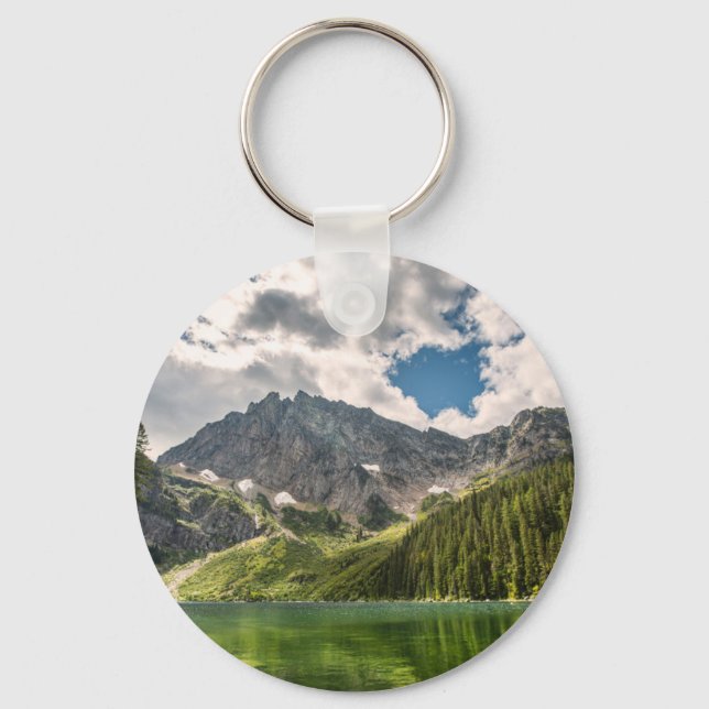 Mountains | Cabinet Mountains, Montana Key Ring (Front)