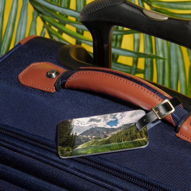 Mountains | Cabinet Mountains, Montana Luggage Tag (Front Insitu 3)