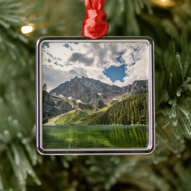 Mountains | Cabinet Mountains, Montana Metal Tree Decoration (Tree)