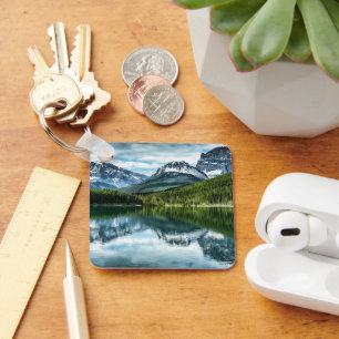 Mountains   Canadian Rockies, Alberta Canada Key Ring