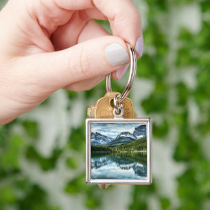 Mountains Canadian Rockies, Alberta Canada Key Ring