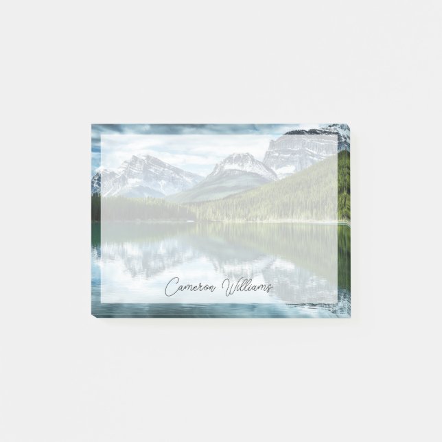 Mountains | Canadian Rockies, Alberta Canada Post-it Notes (Front)