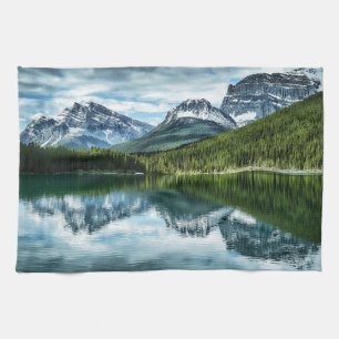 Mountains Canadian Rockies, Alberta Canada Tea Towel