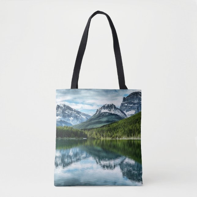 Mountains | Canadian Rockies, Alberta Canada Tote Bag (Front)