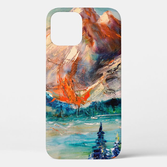 Mountains, Canyon. Mountain peak, ridge, a mountai Case-Mate iPhone Case (Back)