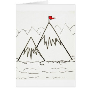 Mountains card